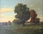 Charles S. Dorion summers day landscape oil painting on canvas